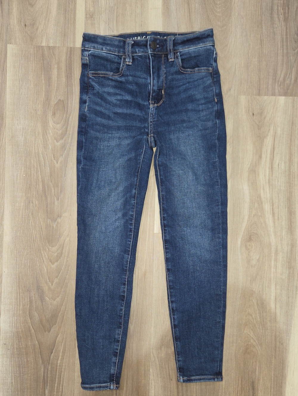 •American Eagle• Little Girls Skinny Blue Jeggings
